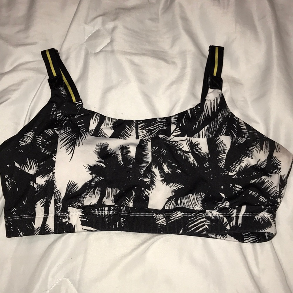 Fabletics Palm Printed Sports Bra